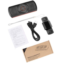 Carica l'immagine nel visualizzatore di Gallery, Aigoss Vivavoce Bluetooth 4.2 per Auto con Siri e Google Assistant, Kit... - Ilgrandebazar