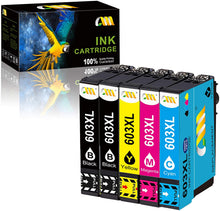 Carica l'immagine nel visualizzatore di Gallery, 603XL Cartucce Compatibili Epson 603 XL per Epson XP-3100 XP-4100 XP-2100 XP-2105 XP-3105 XP-4105 WF-2810 WF-2830 WF-2835 WF-2850, Confezione da 5 (2 Nero,1 Ciano,1 Magenta,1 Giallo)