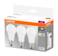 Carica l'immagine nel visualizzatore di Gallery, Osram Base Clas a Lampada LED E27, 13 W, Luce Calda, 3 Unità (Confezione da 1)