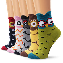 Carica l'immagine nel visualizzatore di Gallery, Ambielly cotone calzini termici dei adulti Unisex Calze (5 Gufo) - Ilgrandebazar