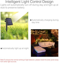 Carica l'immagine nel visualizzatore di Gallery, [2 Pacchi] Luci Solari Esterno, Litogo 12m 120 LED Catena Luminosa Esterno Filo Luci Led 8 modalità Lucine da Esterno Decorative Per Giardino, Natale, Patio, Cancello, Cortile, Matrimonio, Festa