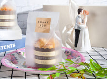 Carica l'immagine nel visualizzatore di Gallery, MJ Sacchetti per biscotti, in cellophane trasparente, piatti, dolci,... - Ilgrandebazar