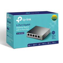 Carica l'immagine nel visualizzatore di Gallery, TP-Link TL-SG1005P Desktop Switch, 5 Porte Gigabit 10/100/1000 Mbit, 5 - Ilgrandebazar