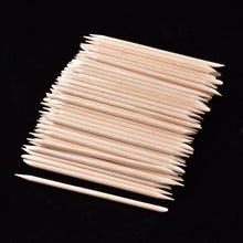 Carica l'immagine nel visualizzatore di Gallery, 100 Pezzi Bastoncini di Legno Arancio per Unghie Cuticola Bastone Spingi... - Ilgrandebazar