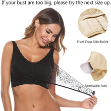 Carica l'immagine nel visualizzatore di Gallery, iClosam Reggiseno Senza Ferretto, Reggiseno Bra Donna Push up con Imbottito Rimovibili M-3XL
