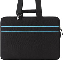 Carica l'immagine nel visualizzatore di Gallery, DOMISO 15.6 Pollici Borsa a Tracolla per Laptop Impermeabile Cartella Borsa Porta PC con Manico per 15.6" Lenovo Yoga Chromebook/ThinkPad T580/Asus ROG Zephyrus GX501/HP Pavilion 15/Acer Swift 3,Nero 15.6 Pollici Nero