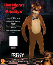 Carica l'immagine nel visualizzatore di Gallery, Rubie' s ufficiale per bambini Freddy cinque notti a costume, M, Brown - Ilgrandebazar