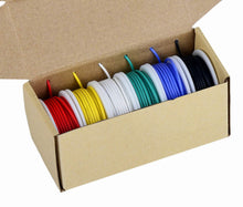 Carica l'immagine nel visualizzatore di Gallery, Cavo elettrico 18 AWG, kit 18 awg, Nero, Bianco, Rosso, Blu Verde, Giallo - Ilgrandebazar