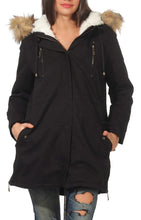 Carica l'immagine nel visualizzatore di Gallery, Malito Donna Foderato Parka Cappuccio Trenchcoat Cappotto-Invernale 81099... - Ilgrandebazar