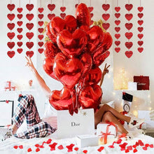 Carica l'immagine nel visualizzatore di Gallery, Palloncini a Forma di Cuore, MMTX Lattice e Pompa e Candele Rosa - Ilgrandebazar