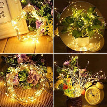 Carica l'immagine nel visualizzatore di Gallery, AUOPLUS 33M 300LED Catena Luminosa Solare Luci Solari Esterno IP65 Impermeabili 8 modalità per Festa,Giardino,Natale,Halloween,Matrimoni,Patio,Cancello,Cortile[Classe di efficienza energetica A+++]