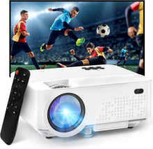 Carica l'immagine nel visualizzatore di Gallery, VILINICE HOPVISION Mini Proiettore 1080P Full HD,Video Proiettore Portatile 6500 Lumen con Display da 240”,Proiettore LCD per 90000 ore,Compatibile con HDMI/AV/USB/SD/VGA