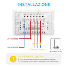 Carica l'immagine nel visualizzatore di Gallery, Interruttore Smart, Maxcio Alexa della Luce, Switch Wifi 1 Gang - Ilgrandebazar