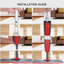 Carica l'immagine nel visualizzatore di Gallery, Aiglam Mocio con Spruzzatore, Spray Mop in Microfibra Orientabile 300ml, Rot - Ilgrandebazar