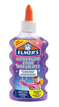 Carica l'immagine nel visualizzatore di Gallery, ELMER’S Colla Glitterata, Lavabile e Adatta ai Bambini, Ottima per Realizzare Slime, 5 x 177 ml, Multicolore (Oro, Blu, Rosa, Viola e Argento)