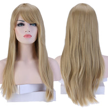 Carica l'immagine nel visualizzatore di Gallery, Parrucca Rosa/Viola Lunga Donna Capelli Lunghi Wig Parrucche Sintetiche per... - Ilgrandebazar