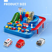 Carica l'immagine nel visualizzatore di Gallery, CubicFun Pista Macchinine Giocattolo Giochi per Bambini 3 4 5 6 7 8 Anni, City Rescue Auto Giocattoli di Avventura Playsets, Piste da Corsa Giocattoli per Bambino Bambina