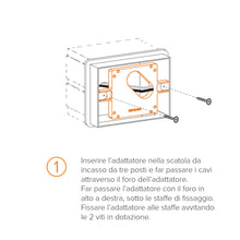 Carica l'immagine nel visualizzatore di Gallery, Netatmo NTA-SCA , Adattatore Scatola Incasso 3 posti per il Termostato...