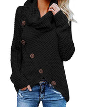Carica l'immagine nel visualizzatore di Gallery, kenoce Maglione Donna Collo Alto Casual Pullover Manica Lunga... - Ilgrandebazar