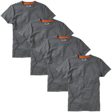 Carica l'immagine nel visualizzatore di Gallery, Charles Wilson Confezione da 4 T-Shirt Girocollo Semplice (Large, L, Graphite - Ilgrandebazar