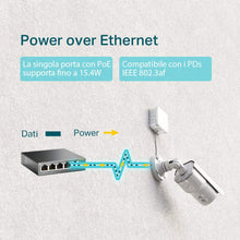 Carica l'immagine nel visualizzatore di Gallery, TP-Link TL-SG1005P Desktop Switch, 5 Porte Gigabit 10/100/1000 Mbit, 5 - Ilgrandebazar