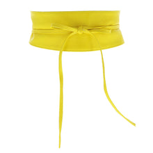 Carica l'immagine nel visualizzatore di Gallery, FASHIONGEN - cintura di finta pelle Obi MICA - Cammello, S-M - Ilgrandebazar