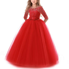 Carica l'immagine nel visualizzatore di Gallery, TTYAOVO Ragazze Spettacolo della Principessa Fiore Dress Bambini Prom Puffy... - Ilgrandebazar