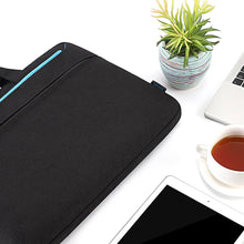 Carica l'immagine nel visualizzatore di Gallery, DOMISO 15.6 Pollici Borsa a Tracolla per Laptop Impermeabile Cartella Borsa Porta PC con Manico per 15.6" Lenovo Yoga Chromebook/ThinkPad T580/Asus ROG Zephyrus GX501/HP Pavilion 15/Acer Swift 3,Nero 15.6 Pollici Nero