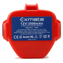 Carica l'immagine nel visualizzatore di Gallery, Exmate 12V 3.5Ah Batteria per Makita PA12 1220 1222 1233 1200... - Ilgrandebazar