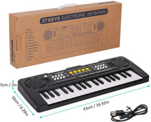 Carica l'immagine nel visualizzatore di Gallery, Shayson 37 Tasti Tastiera Elettronica Tastiera Portatile Pianola Multifunzione Mini Tastiera Music Giocattolo educativo per Bambini Regalo