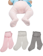 Carica l'immagine nel visualizzatore di Gallery, Confezione da 3 leggings in cotone lavorato a maglia, per bambini 0 a 4... - Ilgrandebazar
