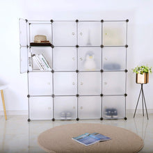 Carica l'immagine nel visualizzatore di Gallery, BASTUO 16 cubi DIY mobiletto libreria Ripiani modulari cubi, Armadio 16 Cubes - Ilgrandebazar