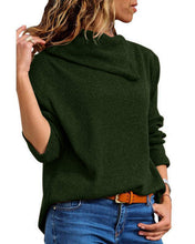 Carica l'immagine nel visualizzatore di Gallery, kenoce Maglione Donna Collo Alto Casual Pullover Manica Lunga... - Ilgrandebazar