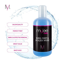 Carica l'immagine nel visualizzatore di Gallery, Kit per manicure Mylee Prep &amp; Polish Wipe smalto/gel unghie + 100... - Ilgrandebazar