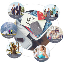 Carica l'immagine nel visualizzatore di Gallery, Icnow Mini Trousse,Trousse Make up Viaggio Impermeabile Borsa Trucchi Grigio - Ilgrandebazar
