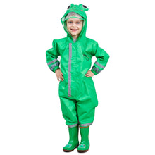 Carica l'immagine nel visualizzatore di Gallery, Bwiv Tuta Impermeabile Bambino Poncho Antipioggia Bambina con Cappuccio... - Ilgrandebazar
