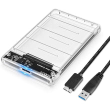 Carica l'immagine nel visualizzatore di Gallery, POSUGEAR Case Esterno per Disco Rigido 2.5", USB 3.0 con 3.0, Trasparente