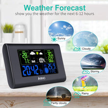 Carica l'immagine nel visualizzatore di Gallery, ARINO Stazione Meteo con Sensore Esterno Wireless Meteorologica... - Ilgrandebazar
