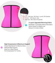 Carica l'immagine nel visualizzatore di Gallery, YIANNA Donna Corsetto Dimagrante Stringivita Latex M, Rose Cincher - Ilgrandebazar
