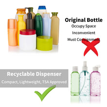 Carica l'immagine nel visualizzatore di Gallery, MYLL 14 Pezz Bottigliette da Viaggio Set per Aereo (Max.100ml), Bianca - Ilgrandebazar