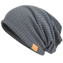 Carica l'immagine nel visualizzatore di Gallery, VECRY Uomo Berretti in Maglia Cappellini Skull Cotton Slouch Beanie...