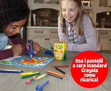 Carica l'immagine nel visualizzatore di Gallery, CRAYOLA- Super Pen Tigre, per sciogliere i Pastelli a Cera e Creare Disegni in Rilievo, attività Creativa e Regalo per Bambini, età 8+, Colore Argento/Verde, 25-0395