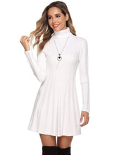 Carica l'immagine nel visualizzatore di Gallery, Hawiton Donna Abito in Maglia Girocollo Eleganti Maglione Manica Lunga... - Ilgrandebazar