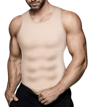 Carica l'immagine nel visualizzatore di Gallery, Chumian Maglietta Compressione Uomo Canotta Contenitiva Snellente Intimo... - Ilgrandebazar