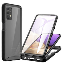 Carica l'immagine nel visualizzatore di Gallery, CENHUFO Cover Samsung Galaxy A32 4G, Antiurto Custodia Samsung Galaxy A32 4G, con Protezione dello Schermo Integrata, 360 gradi Trasparente Case Rugged Armor Bumper Cover per Samsung A32 4G 6,4” -Nero
