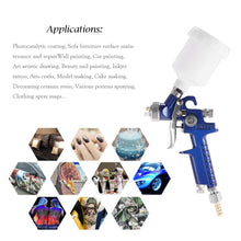 Carica l'immagine nel visualizzatore di Gallery, KKmoon Airbrush Kit HVLP Aria a Spruzzo Pistola Ritoccare Spruzzatore Della A - Ilgrandebazar