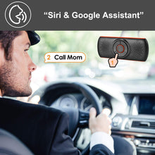 Carica l'immagine nel visualizzatore di Gallery, Aigoss Vivavoce Bluetooth 4.2 per Auto con Siri e Google Assistant, Kit... - Ilgrandebazar