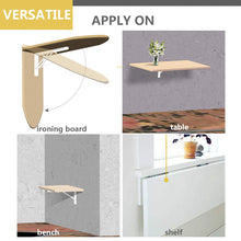 Carica l'immagine nel visualizzatore di Gallery, Mechwares pieghevole staffa per ripiani tabelle lungo rilascio 40cm, White - Ilgrandebazar