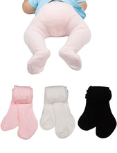 Carica l'immagine nel visualizzatore di Gallery, Confezione da 3 leggings in cotone lavorato a maglia, per bambini 0 a 4... - Ilgrandebazar