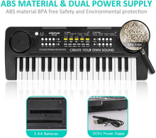Carica l'immagine nel visualizzatore di Gallery, Shayson 37 Tasti Tastiera Elettronica Tastiera Portatile Pianola Multifunzione Mini Tastiera Music Giocattolo educativo per Bambini Regalo
